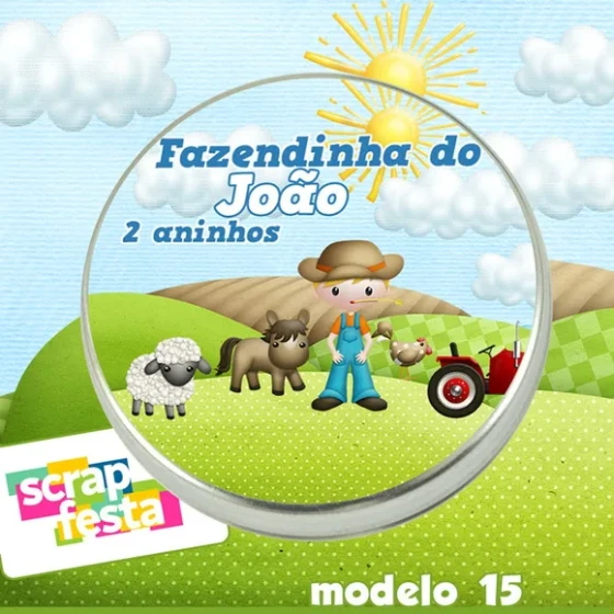 Latinhas Personalizadas Festa Fazendinha