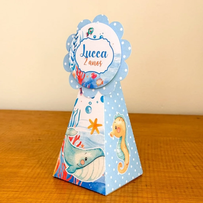 PEGUE E MONTE - Kit Festa FUNDO DO MAR MENINO - Decoração de Festa | Lembrancinhas | Aniversário | Personalizados