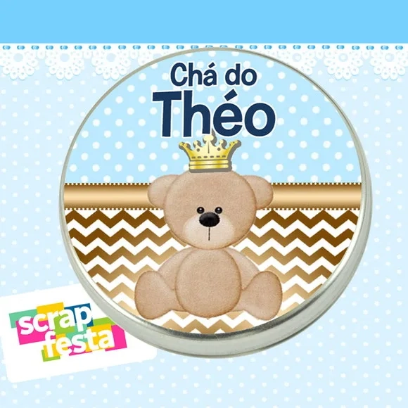Lembrancinhas de Chá de Bebê Latinhas