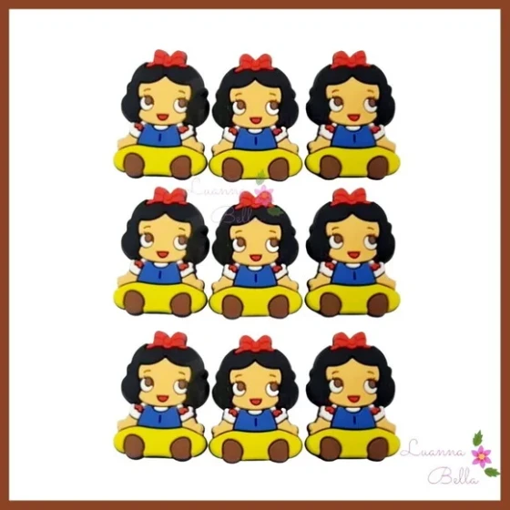 Aplique Emborrachado Branca Baby - pcts c/7 unds