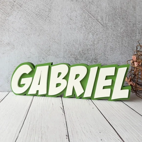Nomes em Sobreposição Decoração de Bebê Ben 10