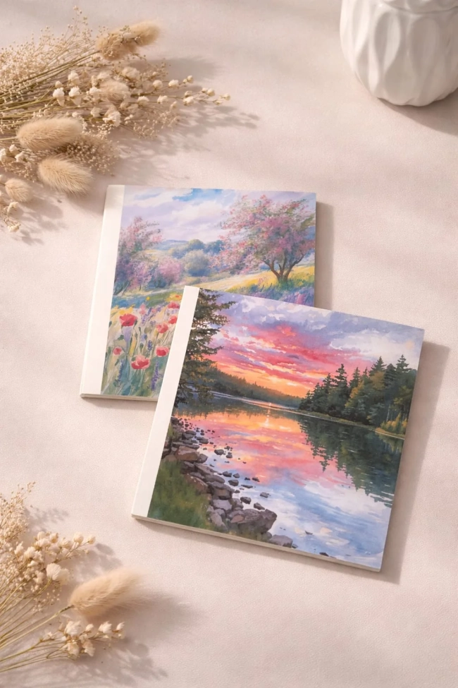 Caderno Aquarelle