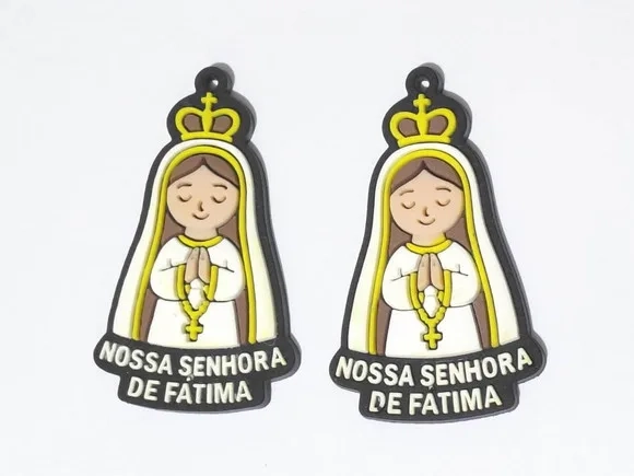 Pingente N.sra.aparecida e N.sra. de Fátima - 4 Unidades