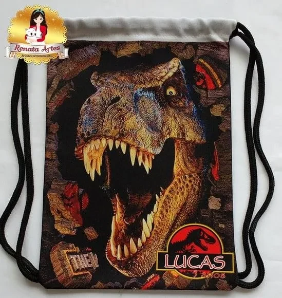 Mochila de Tecido Dinossauro 2