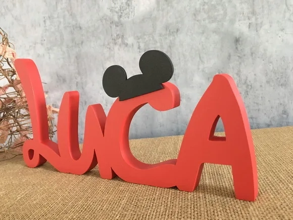 Letras Decorativas Festa Mickey