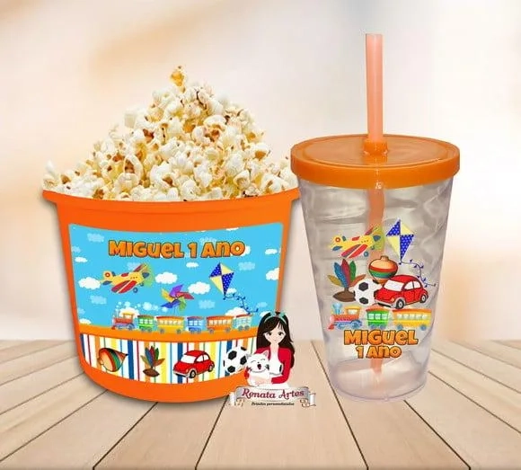 Kit Cinema Personalizado Fábrica de Brinquedos