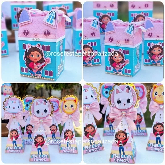 Kit 60 Lembrancinhas Casa Mágica da Gabi