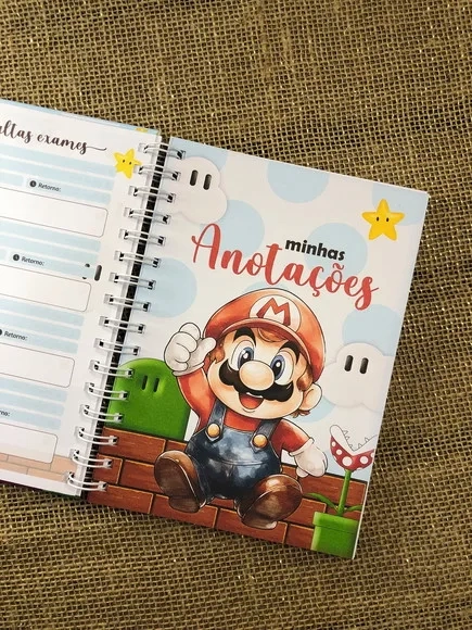 Caderneta de Saúde / Vacinação Personalizada - Super Mario