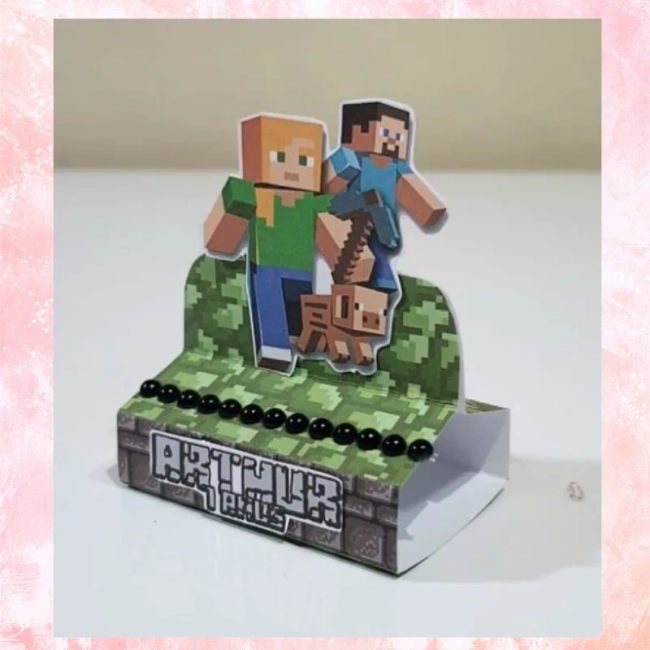 Porta-bis Duplo Minecraft