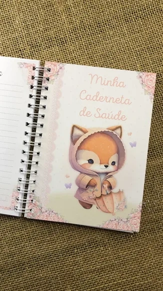 Caderneta de Saúde / Vacinação Personalizada -raposinha