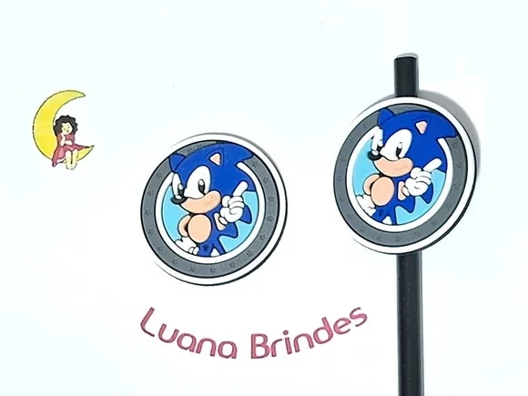 Ponteira P/lápis Sonic Emborrachado Pacote com 5 Unidades