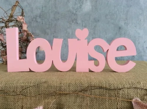 Letras Decorativas em MDF Linha CH
