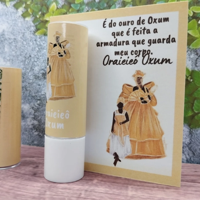 51 Lembrancinhas Personalizada Hidratante Labial Manteiga de Cacau Oxum Qualque tema