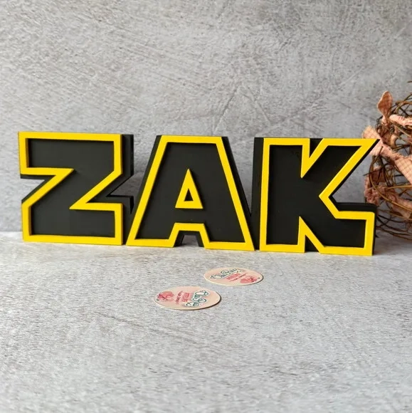 Letras Decorativas Personalizadas em MDF para Quarto de Bebê e Festas - Tema Star Wars