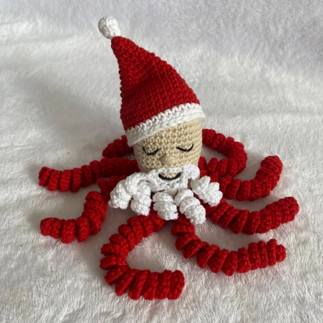 Polvo amigurumi neutro