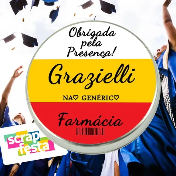 Latinhas Personalizadas Festa Formatura Farmácia Remédio