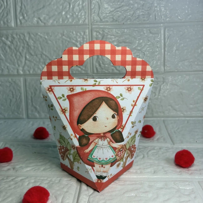 Kit Personalizados Chapeuzinho Vermelho Aquarelado