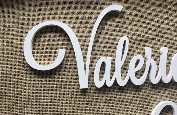Letras Decorativas Nome De Parede