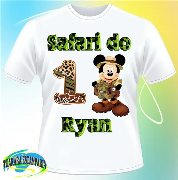 Camiseta Safari Mickey