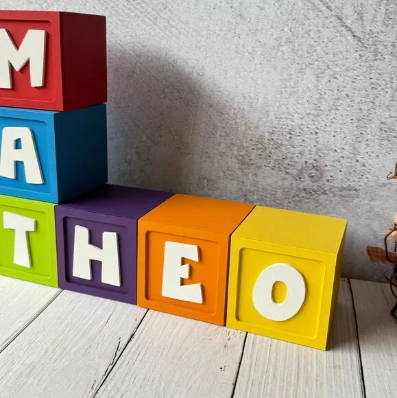 Cubos Festa Pocoyo em MDF- Decoração Personalizada para Festa Infantil