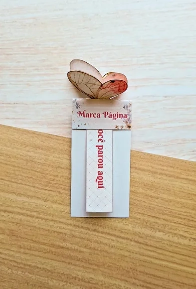 Marca Página Borboleta 3d - Dia das Mães