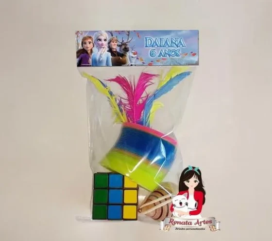 Kit Brinquedos Retrô Tema Frozen 2020