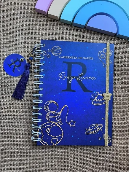 Caderneta de Saúde / Vacina Personalizada - Astronauta Clean