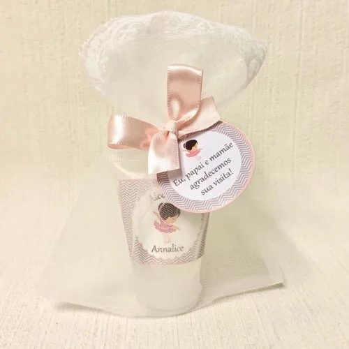 Álcool gel 70% Bailarina Lembrancinha Maternidade