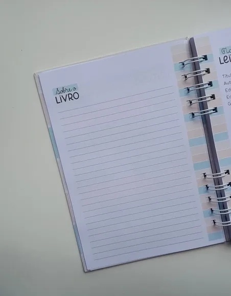 Caderno de Leituras Personalizado A5 - Escolha Sua Capa