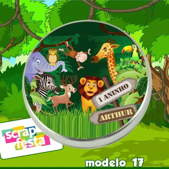 Latinhas 5x1 Festa Safari