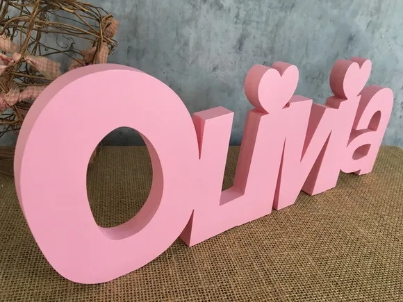 Letras de MDF -Nomes Linha CH