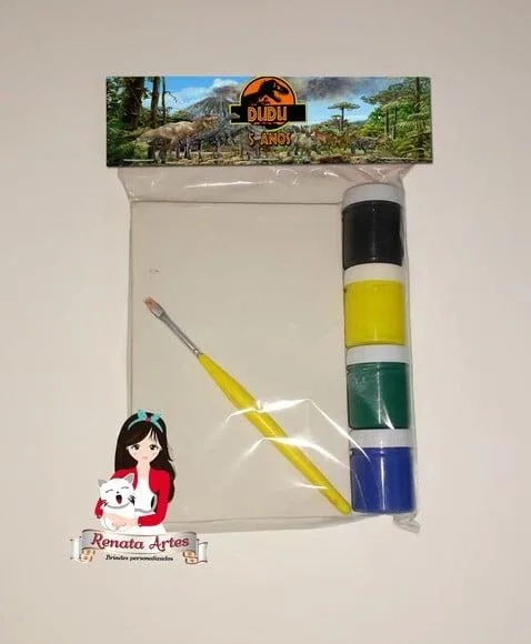 Kit Pintura Personalizado Dinossauros Jurassic Park