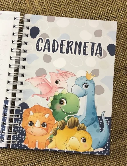 Caderneta de Saúde / Vacinação Personalizada - Dinossauros