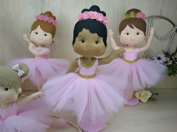 Kit Bailarina em feltro