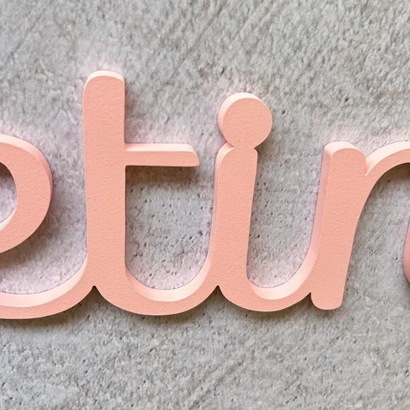 Nome de Parede em mdf - Decoração Bebê e Infantil