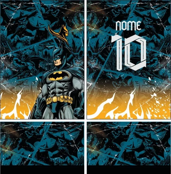 Arte Vetor Camisa Interclasse Batmam 377