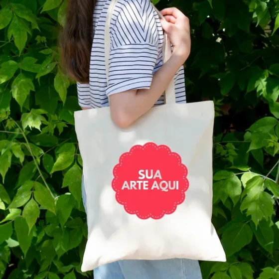 Sacola Personalizada em Oxford 40x40cm com Alças