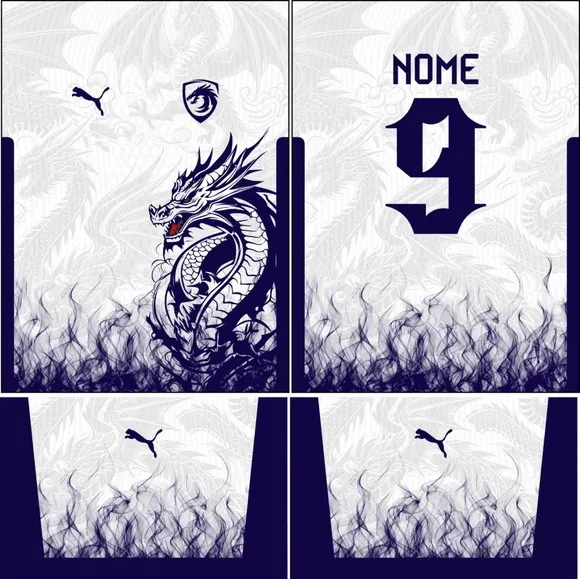Arte Vetor Camisa Interclasse Dragão 277