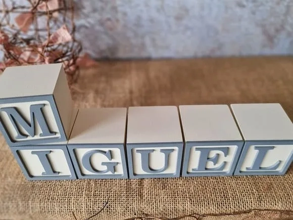 Cubos 6x6cm Ts Decoração Bebê