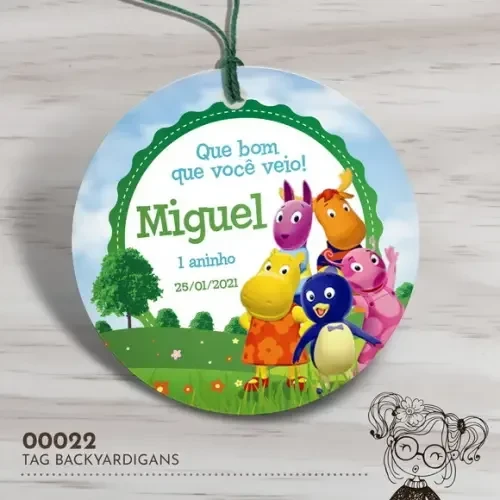 Tag Redonda Backyardigans - 00022