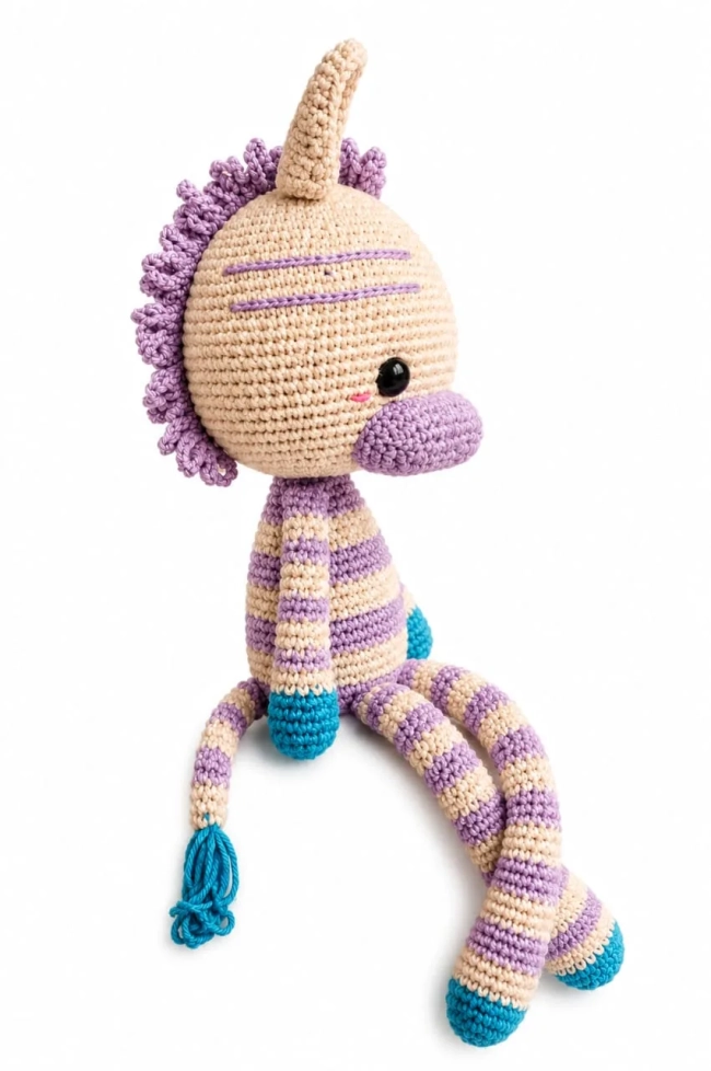 Amigurumis girafa divertida