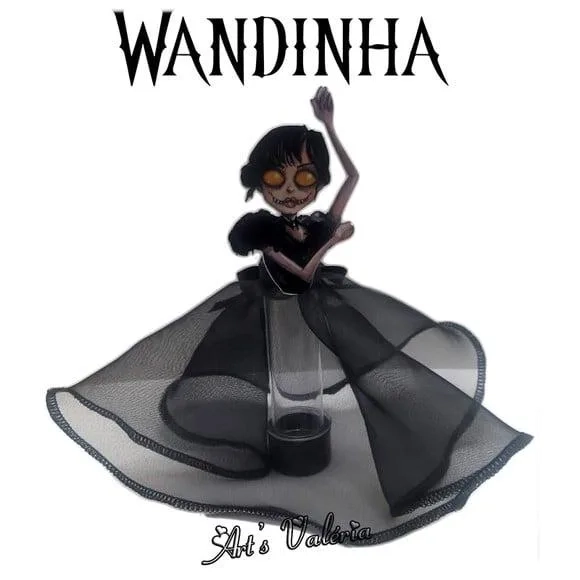 Tubete com Saia Wandinha Addams - Wednesday