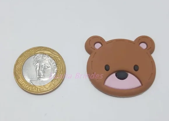Aplique de Urso Emborrachado - Pct com 6 Unidades