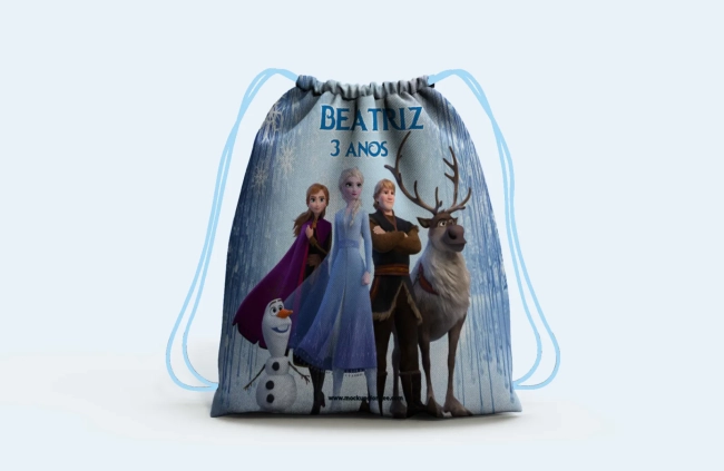 Mochilinha personalizada da Frozen