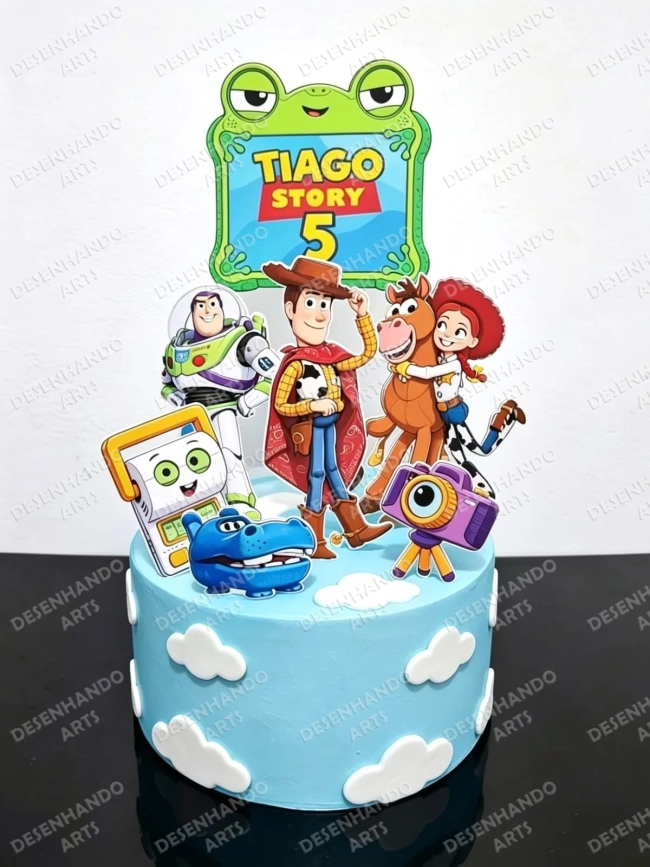 ARQUIVO DE CORTE TOPO DE BOLO TOY STORY 5