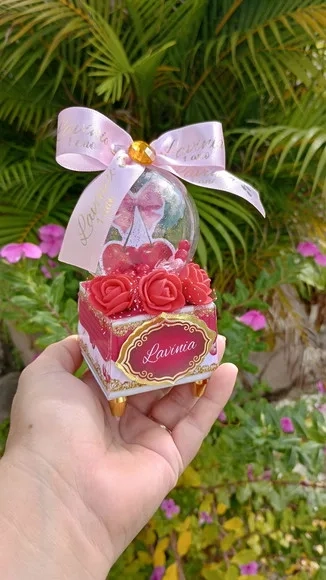 Kit Festa Luxo Cerejinha Lembrancinha Personalizadas Premium