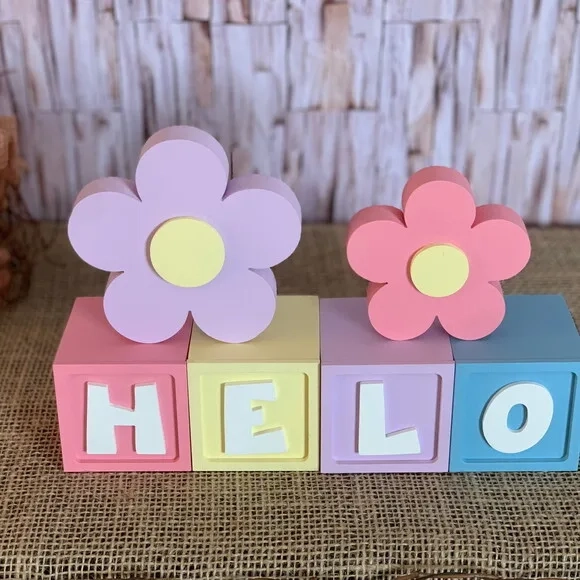 Candy Colors - Cubos 6x6cm Ts+ Dupla de Flor