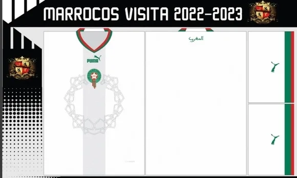 Vetores Camisa Marrocos Visita 2022-2023