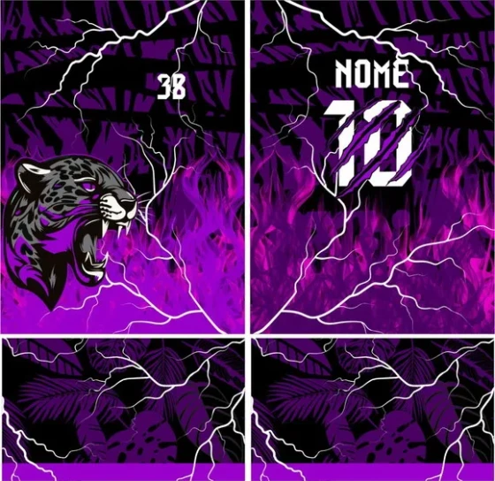 Arte Vetor Camisa Interclasse Onça 273