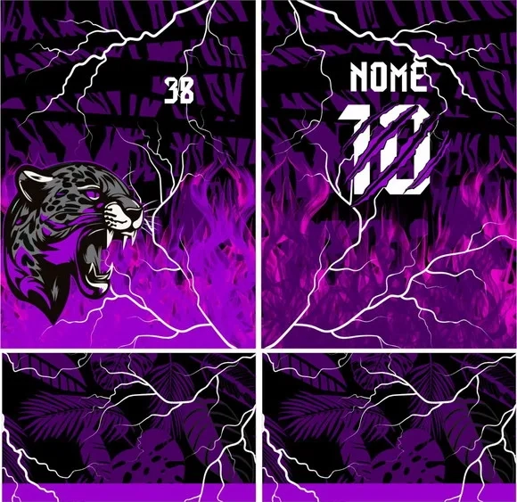 Arte Vetor Camisa Interclasse Onça 273